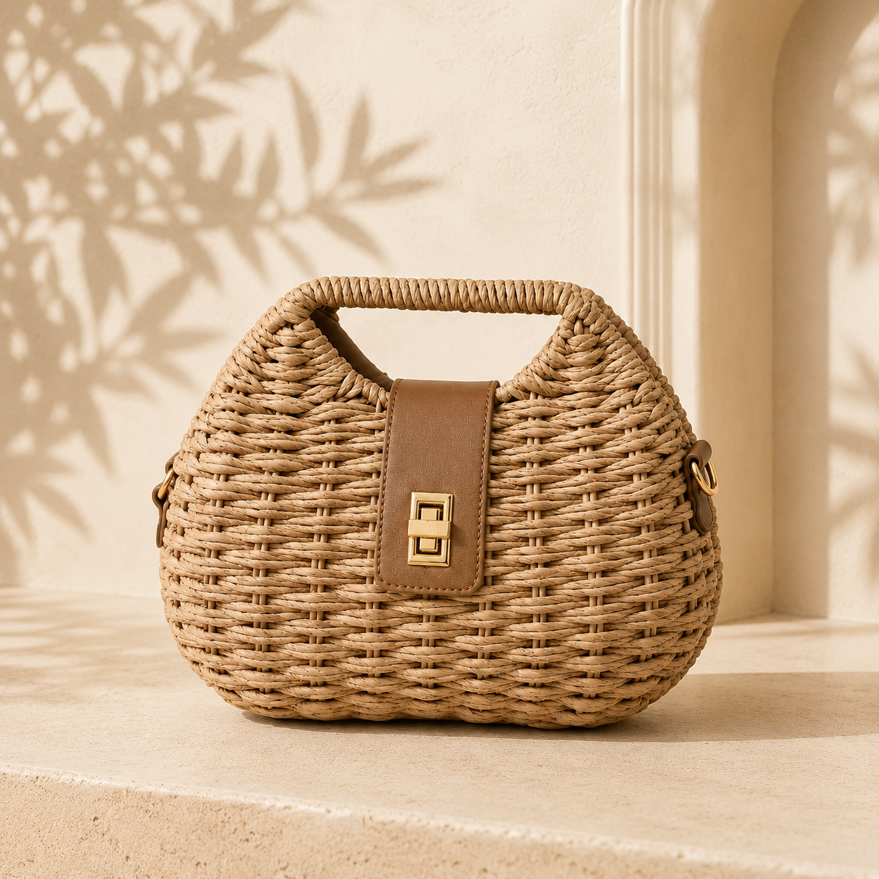 The Santorini Shell Bag