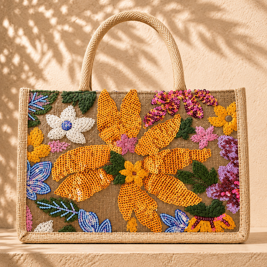 The Riviera Bloom Handbag