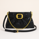 Belt Detail Coated Handbag