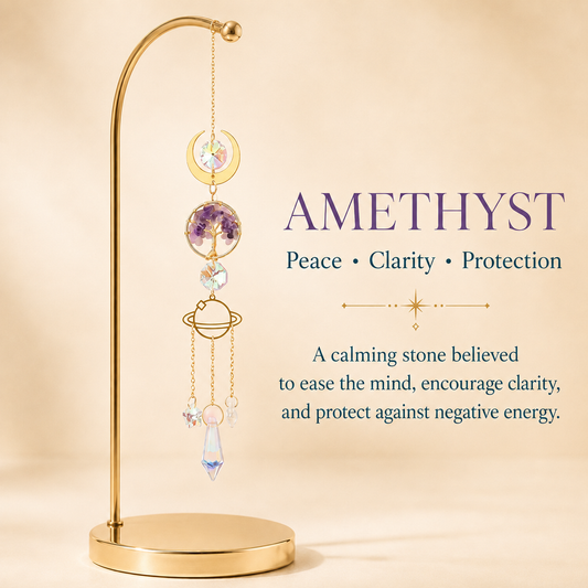 Amethyst Tree of Life Small Suncatcher