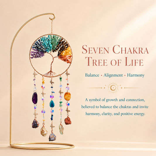 Seven Chakra Tree of Life Wind Chime