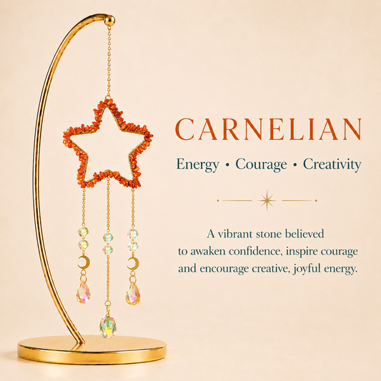 Carnelian Star Wind Chime