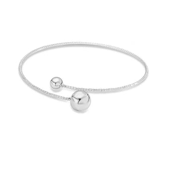 Rhinestone Beads Dainty Bangle