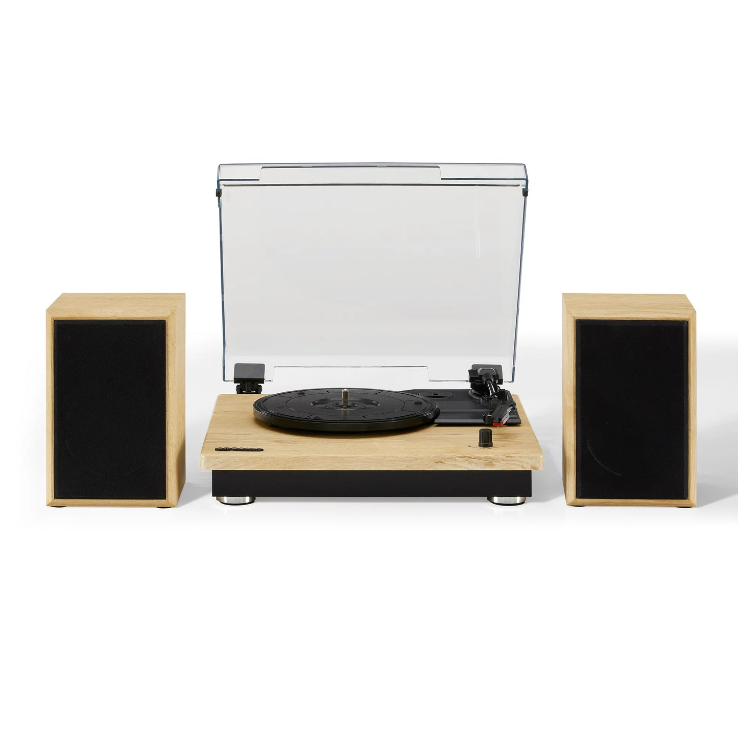 Crosley Brio Vinyl Record Player with Speakers and Wireless Bluetooth