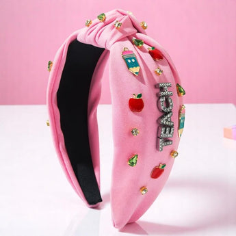 Pink Teacher Headbands