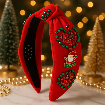 Red Santa Joy Headband