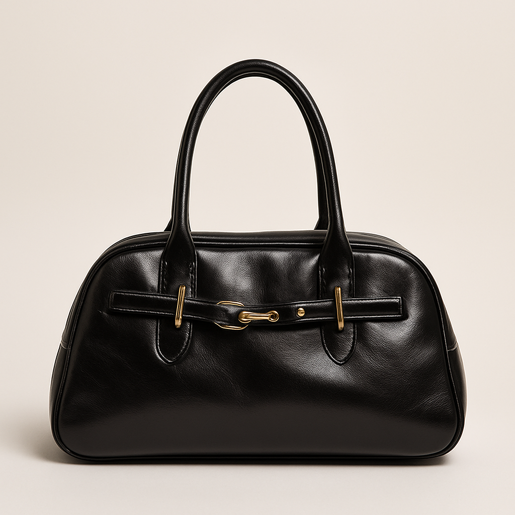 Black Pillow Shoulder Bag