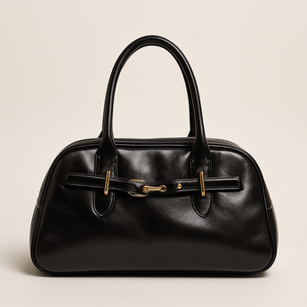 Black Pillow Shoulder Bag