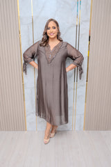 Sequin Applique Tunic Dress