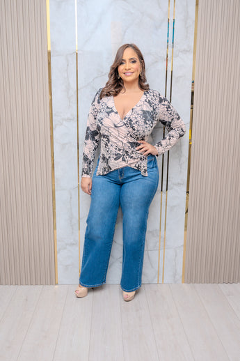 Mocha Unbalance Side Top