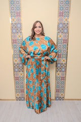 Dijon Printed Maxi Dress