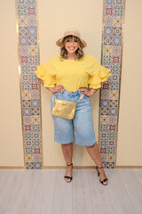 Lemon Oversized Top