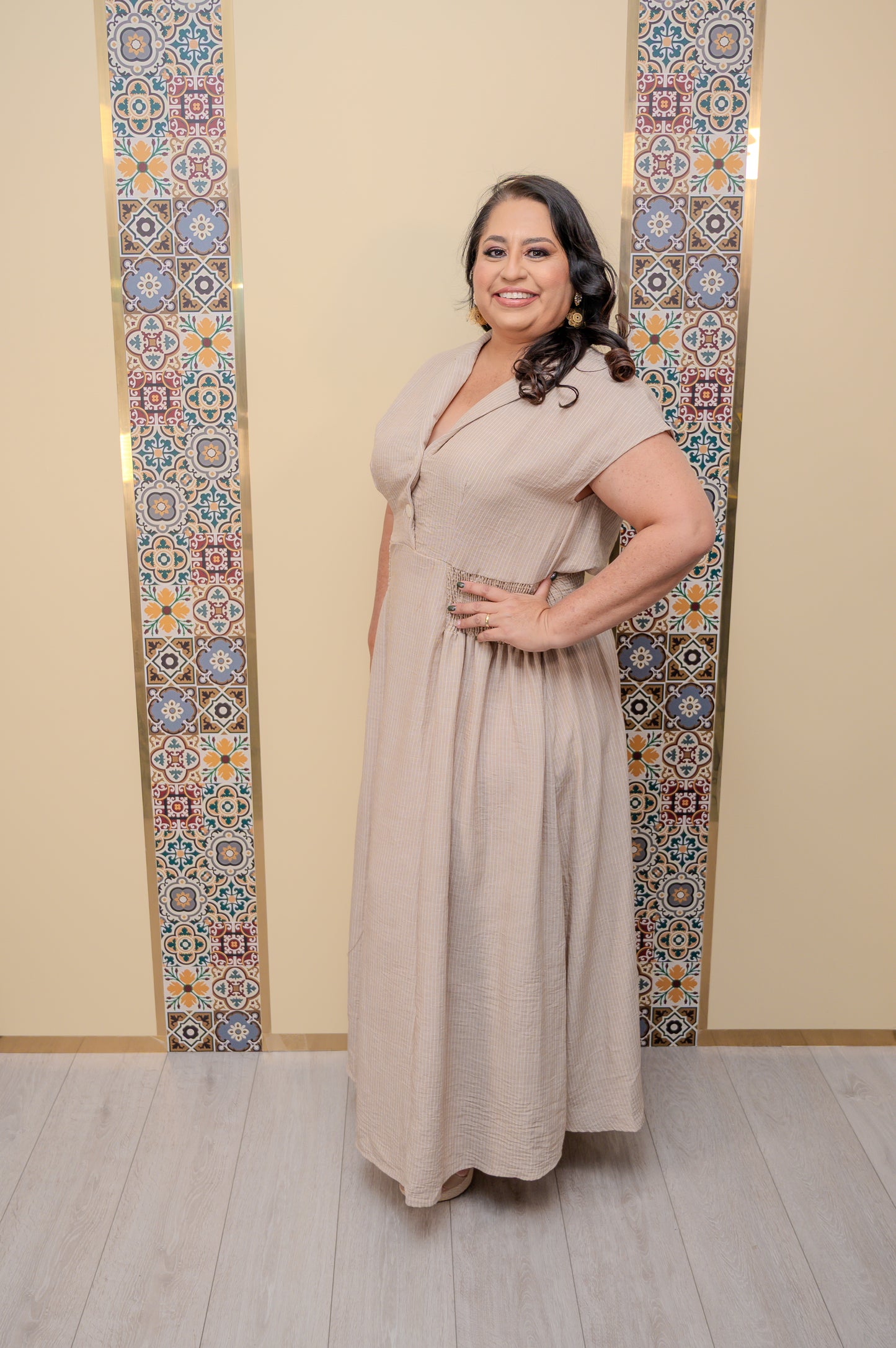 Taupe Maxi Dress