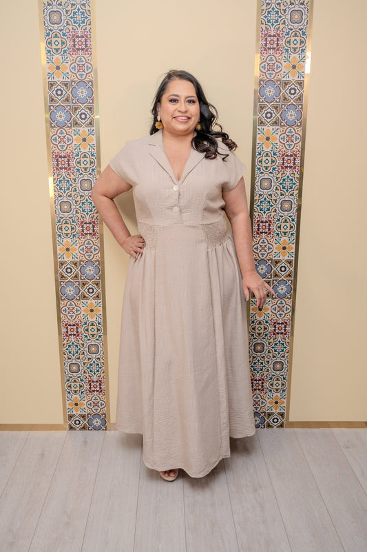 Taupe Maxi Dress