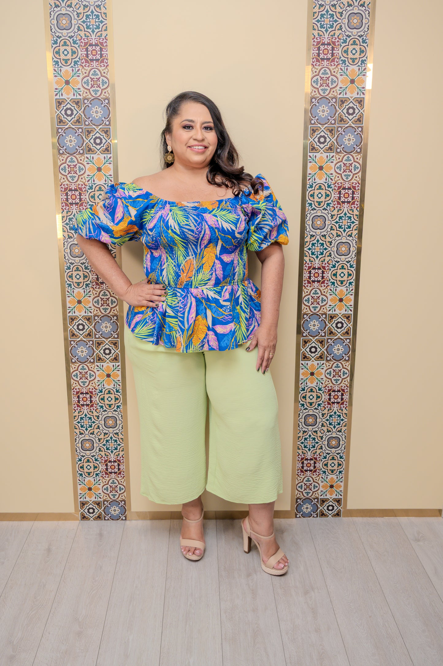 Lime Capri Pants