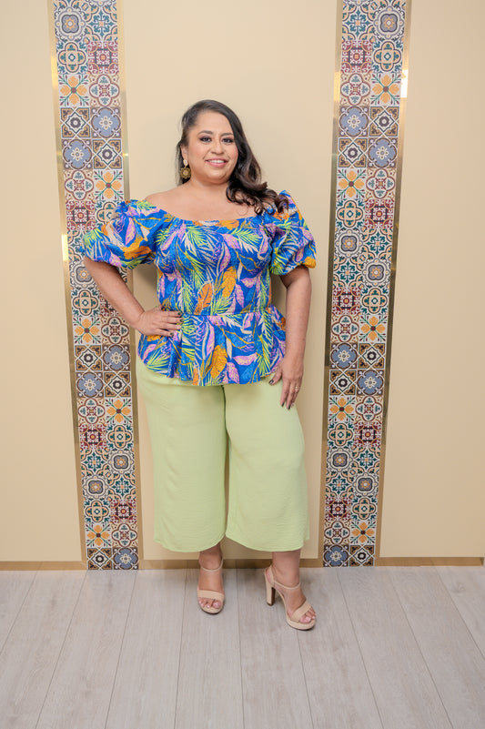 Lime Capri Pants