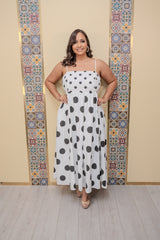 Polka Dots Midi Dress