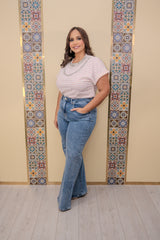 Pink Rhinestone Top