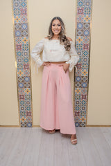 Cream Off Shoulder Blouse