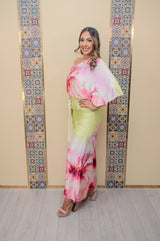 Pink Mix One Shoulder Jumper