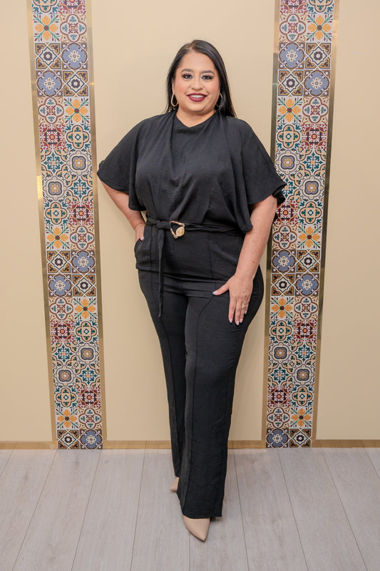 Black Belted Jumper