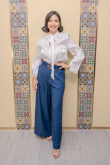 White Long Sleeve Blouse