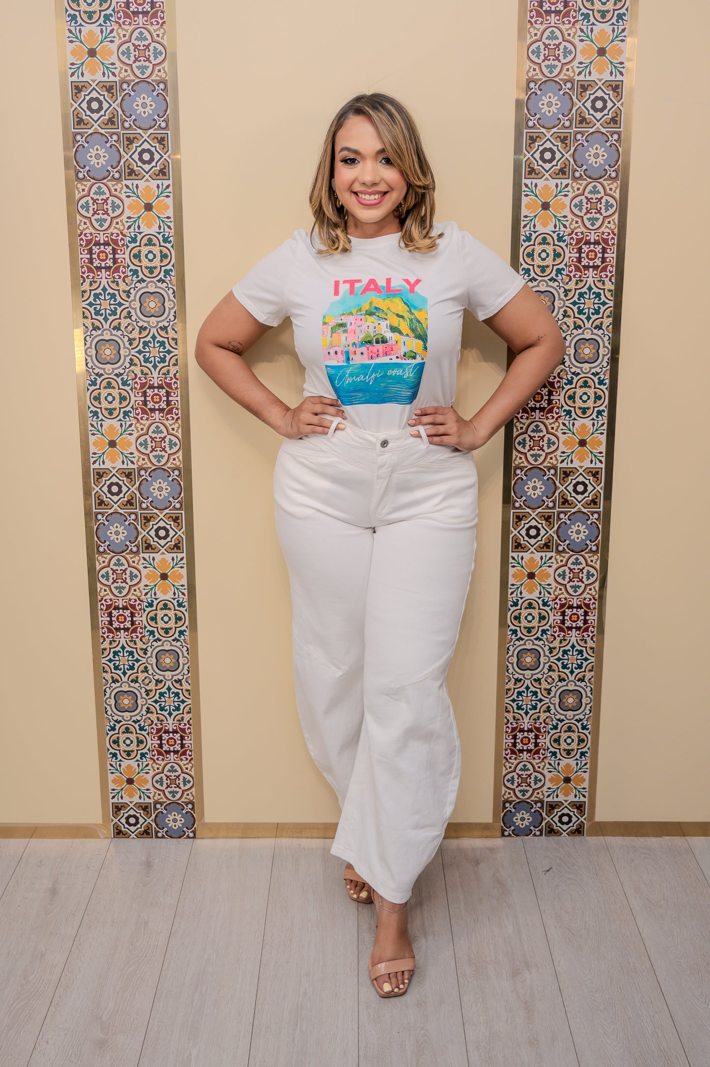 White Barrel Jeans