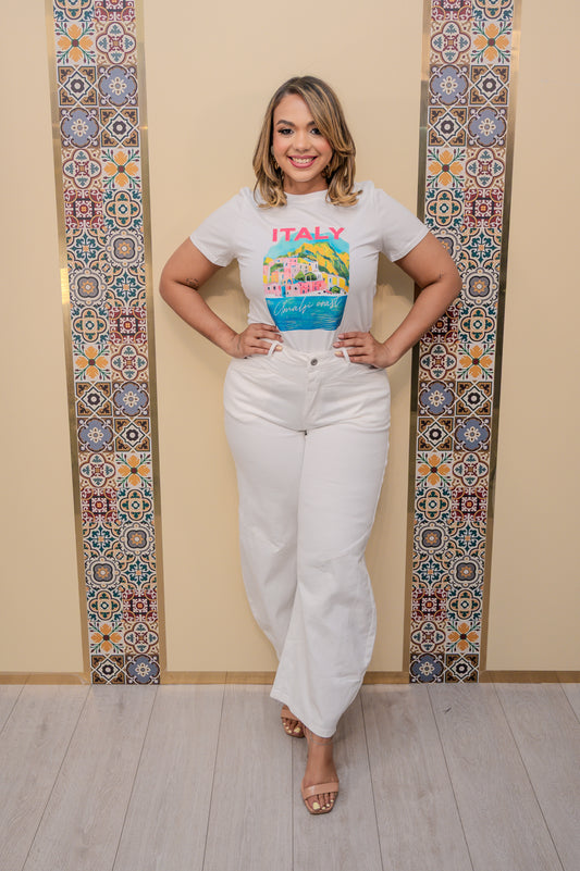 White Barrel Jeans