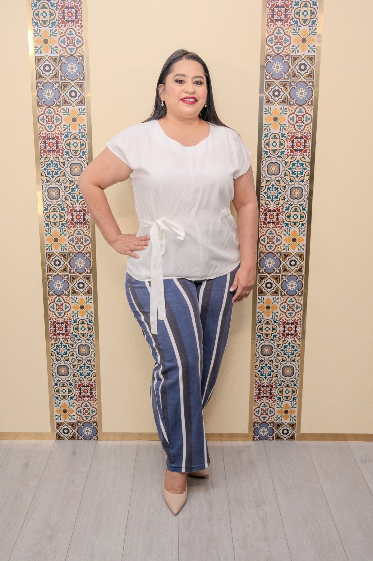 Denim Stripes Jeans