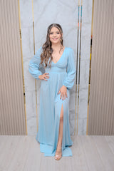 Blue Princess Maxi Dress