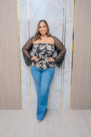 Black Fishnet Top