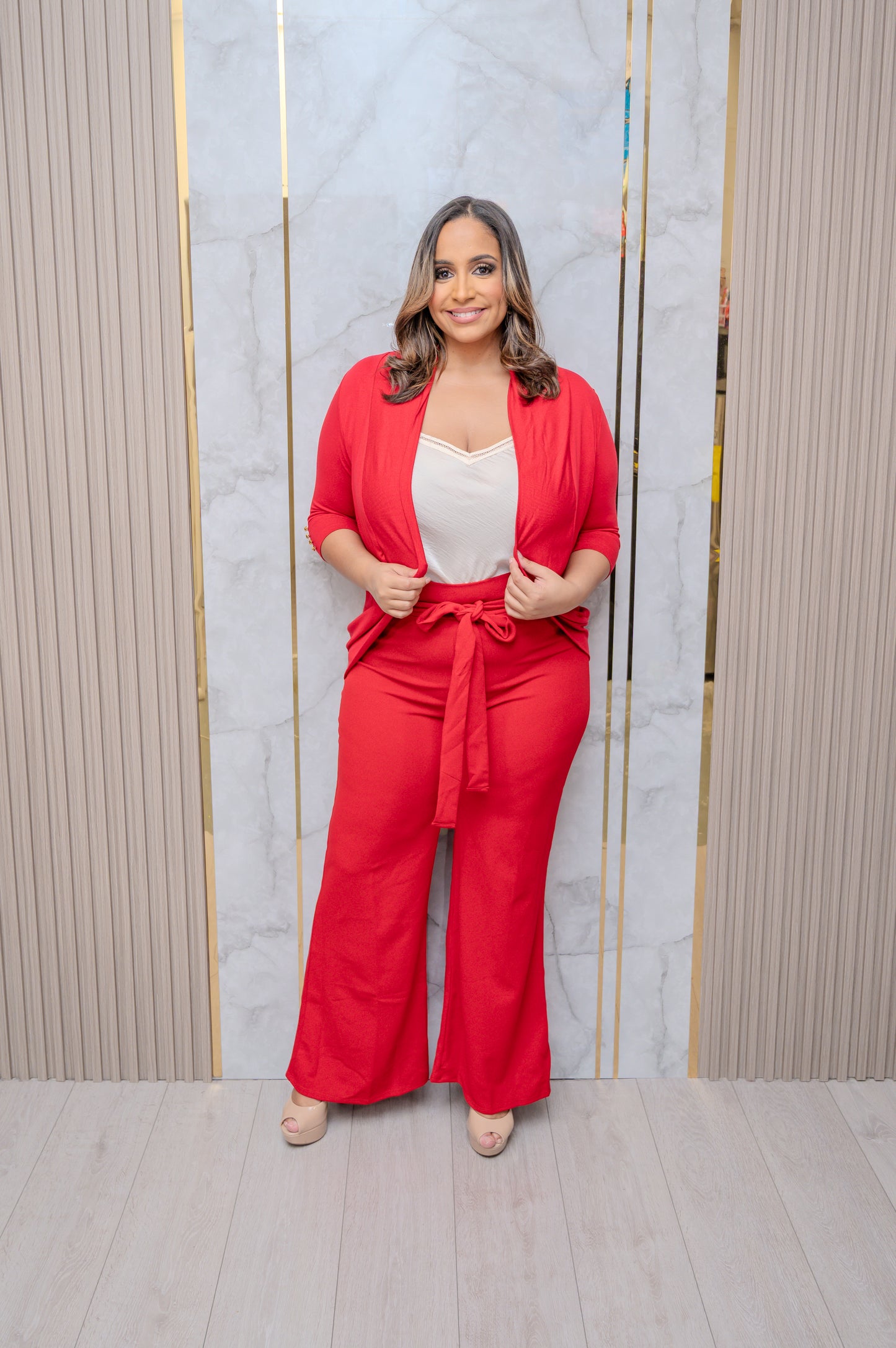 Red Cardigan