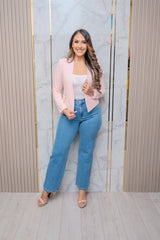 Red/White Stripe Blazer