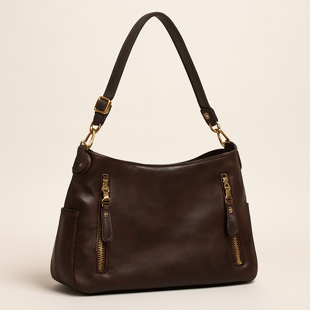 Zipper Shoulder Bag