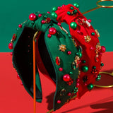 Rhinestone Holiday with Moon Headband