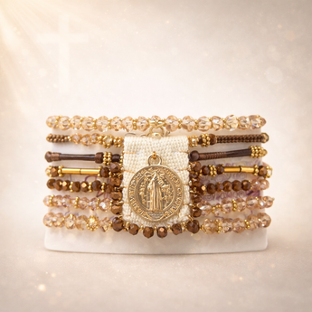 Sacred Benedict Devotion Bracelet Set