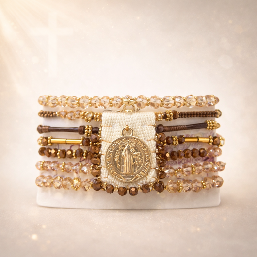 Sacred Benedict Devotion Bracelet Set