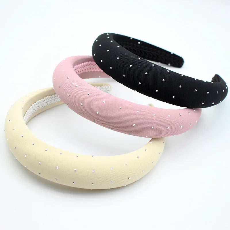 Solid Headbands with Stones
