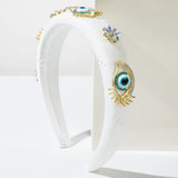 Rhinestone Evil Eye Headband