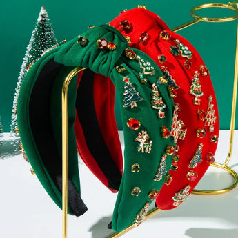 Rhinestone Holiday Headband