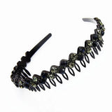 Toothed Non-Slip Rhinestone Headband