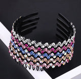 Toothed Non-Slip Rhinestone Headband