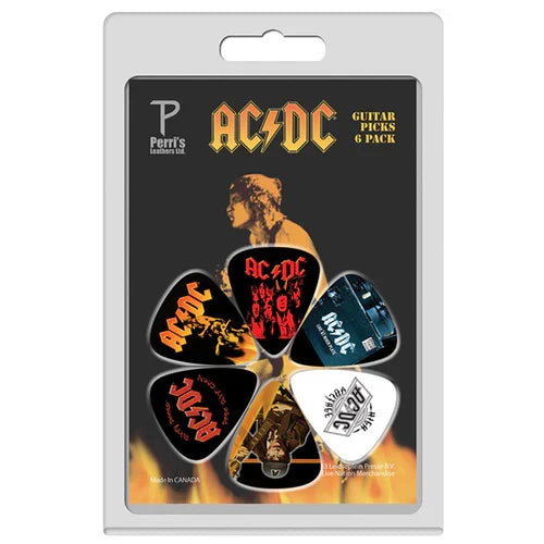 AC/DC Variety 6 Pack Guitar Picks