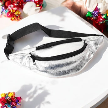 Metallic Crossbody Fanny Pack