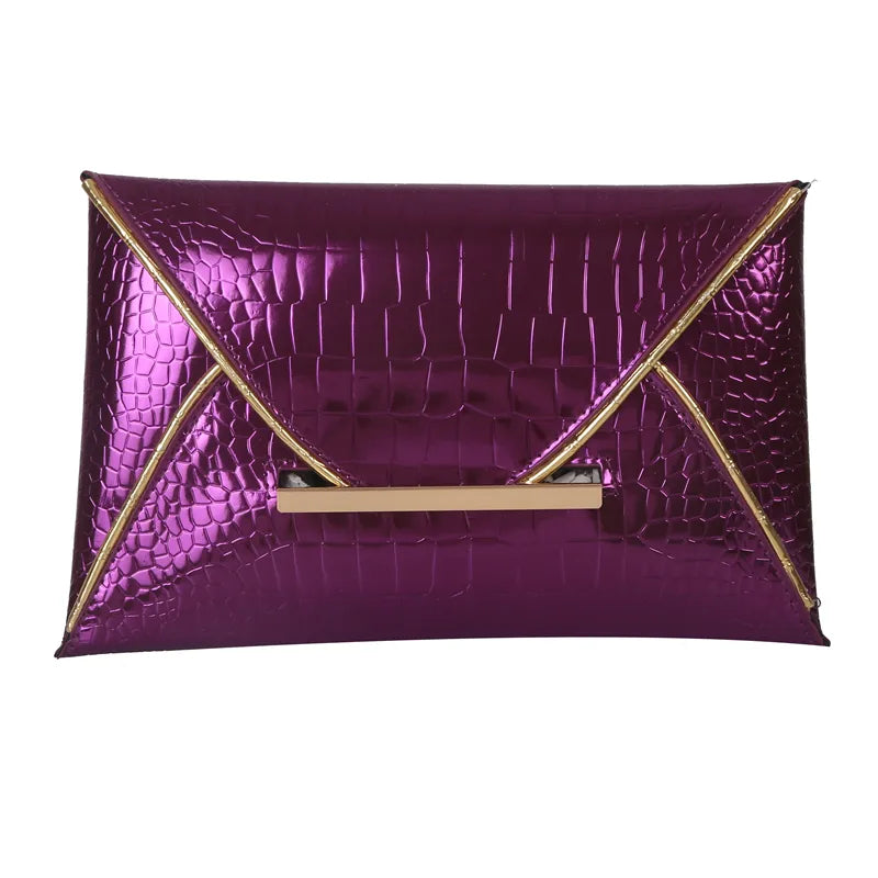 Metallic Square Envelope Bag