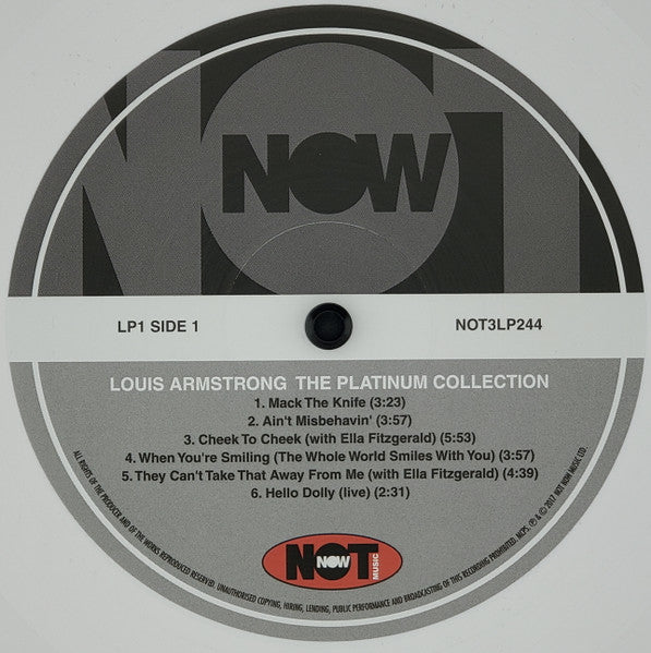 Louis Armstrong - The Platinum Collection (3LP) (White)