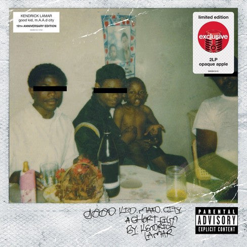 Kendrick Lamar - Good Kid: M.A.A.D City 2LP (Opaque Apple Red) Limited Edition