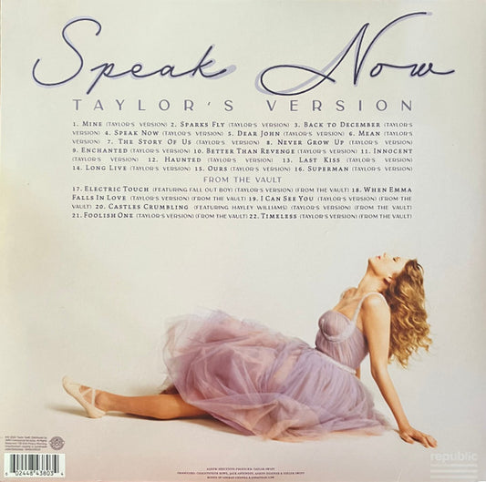 Taylor Swift - Speak Now Taylor's Version (3LP) Violet Marbled