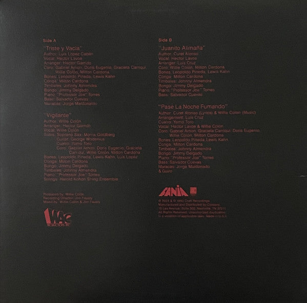 Willie Colon/ Hector Lavoe - Vigilante