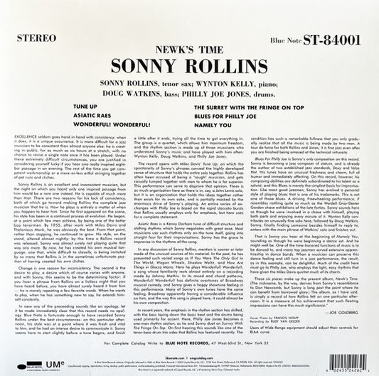 Sonny Rollins - Newk's Time (Blue Note 84001)